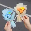 Ramo de Coche Salida de Aire Aromaterapia Creativo Ramo Seco Eterno Adornos de Decoración para Coche Clip sin Pinza para Aroma de Aire Acondicionado Rosa