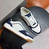 Nuevos zapatos deportivos para hombre con combinación de colores BC, con cordones, punta redonda, suela gruesa, piel de vaca casual, zapatillas deportivas para hombre de cuatro estaciones, zapatillas planas