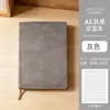 Caderno A5 de Couro Macio, Bloco de Notas Personalizado em Pele de Ovelha, Diário de Estudante, Caderno para Uso no Escritório Venda Direta da Fábrica