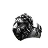 Acero Guerrero comercio exterior nuevo Cabeza de Águila León anillo de titanio anillo de titanio retro europeo y americano pulsera venta al por mayor
