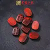 Palo de Rosa Tallado Marca de Pez Accesorios DIY Pulsera Cadena de Teléfono Móvil Colgante Hueso de Pez Marca de Mano