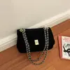 2026 Luxo Leve Chique Outono Novo Estilo Fashionable Estilo Pequeno Coco Diamante Acolchoado Corrente Textura de Alta Qualidade Versátil Bolsa de Ombro Único Transversal