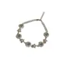 Pulsera Popular Redonda de Vidrio Verde Diseño de Nicho Temperamento de Alta Gama Joyería de Mano Pulsera de Circonita Super Brillante para Mujer