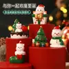Adornos Navideños Creativos Árbol de Navidad Papá Noel Creativos para el Hogar Dibujos Animados Mini Adornos de Escritorio Adornos para el Coche