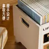 Organizador de Armazenamento para Mochila Escolar, Cesto de Armazenamento Dobrável, Carrinho Pequeno, Cesto para Armazenamento de Livros, Caixa de Livros Móvel, Suporte de Armazenamento Sob a Mesa