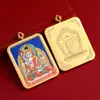 Tibet Thangka Meio Pintado à Mão Ouro Bruto Pintado Oito Santos Protetores Fundo Azul Doze Signos do Zodíaco Pingentes Thangka Pingentes Thangka
