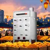 Máquina para hornear batata horno puesto especial artefacto estufa para asar maíz flujo de gas batata asada máquina de batata comercial