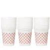 Taza de Papel Deli 9570 Paquete de 50 Papel Espesado Aislamiento Taza de Papel para el Hogar Taza de Papel para Oficina Taza de Agua para Negocios