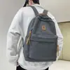 Mochila de Color Sólido Estilo Japonés para Mujer Estilo Coreano Harajuku Simple Mochila para Estudiante de Secundaria Universidad Campus Estudiante de Secundaria Pareja Mochila Escolar