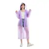 Impermeable Reutilizable para Adultos, Estilo Largo Engrosado, Protección de Cuerpo Completo Contra Lluvia Fuerte, Adecuado para Montañismo y Viajes, Poncho de Lluvia Exterior para una Persona