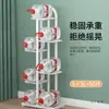 Estante para Flores Sala de Estar Estante para Flores de Pie Estante de Almacenamiento Balcón Hierro Potos Estante para Macetas Soporte Multicapa 2025 Nuevo Estilo