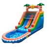 Tobogán de Agua Inflable Combinación de Múltiples Toboganes Instalación de Juegos Acuáticos Piscina Exterior Niños Juego Acuático Padres e Hijos Equipo de Diversión Fuente