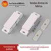 ABS porta dupla armário magnético forte absorvente magnético porta do guarda-roupa porta dupla toque magnético plástico invisível clipe magnético hardware mais próximo