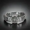 Prata de personagem personalidade Seiko joias joias de prata s925 prata tailandesa retrô masculino rotativo pulseira corajosa atacado