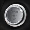 Anillo decorativo de arranque con un clic coche lindo decoraciones creativas llave de arranque de coche suministros para mujeres pegatinas decorativas para el interior del coche
