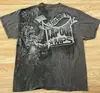 Camiseta Vintage Y2K Nueva Camiseta de Cuello Redondo Hip Hop Harajuku Hombres/Mujeres Manga Corta Tops Góticos Streetwear