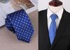 Camisa de traje informal de negocios, ropa formal, corbata al por mayor, corbata de hombre con estampado de puntos y personalidad de moda multicolor