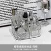 Mesa de estudante multifuncional suporte para caneta de ondulação de água para mesa de trabalho doméstica armazenamento de cosméticos batom perfume rack de exibição