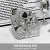 Caja de almacenamiento de pinceles cosméticos de alta gama, lápiz labial acrílico, productos para el cuidado de la piel, tocador de mesa, contenedor de bolígrafos de escritorio, caja de almacenamiento, estante