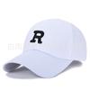 Gorra de Béisbol Etiqueta R para Mujer Primavera y Otoño Letras Estilo Coreano Bordado Explosiones Versátil Verano Muestra Gorra Pequeña Moda para Hombre Invierno