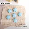 Contas Estrela Coloridas, Acessórios Estrela de Cinco Pontas Grandes Brilhantes, Materiais para Joias de Corrente de Celular Decorativa Feita à Mão com Contas DIY