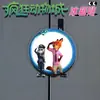 Zootopia Imán Magnético de Acrílico para Refrigerador Llavero Dibujo Animado Periférico Decoración para Hielo Colgante de Aspecto Elevado de Moda