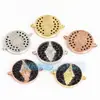 Acessórios DIY Cobre Puro Microincrustado Yin Yang Oito Trigramas Buda Maitreya Cabeça de Leão Pequeno Pingente Pequeno Pingente