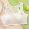 Algodón Transpirable Deportivo Ropa Interior para Niñas Desarrollo Copa Fija Sujetador I-Shown Junior High School Preparatoria Chaleco para Mujer