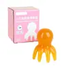 Cepillo raspador de meridianos con cabeza de pulpo y logotipo personalizado, peine de masaje para dragar meridianos y salud del cuero cabelludo, recuerdo hecho a medida