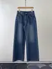 Jeans BORBOTIE para mujer 2026 colección otoño/invierno nuevo estilo BC old money cintura alta ligeramente elásticos sueltos de pierna ancha