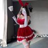 Domila Sexy Underwear Bunny Uniforme Tentação Sexy Vestido de Natal Cosplay Feminino Peito Pequeno Paixão Roupas