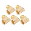 Codo de Latón en Ángulo Recto de 90 Grados con Rosca Macho y Hembra 1/8NPT,1/4NPT,3/8NPT,1/2NPT