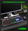 Teclado y ratón de metal luminoso con cable Limei T21, con suspensión mecánica, transfronterizo