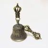 Nepal Novo Sino de Diamante Oco Pilão de Diamante um conjunto de ornamentos de instrumento Sino de Diamante de Nove Fios feito à mão em Cobre Puro