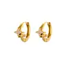 Nueva Serie de Pendientes de Diamante de Cereza de Zirconia con Forma de Corazón de Estrella de Cinco Puntas Joyería Pendientes Pendientes de Gama Alta que No se Desvanecen de Lujo Ligero