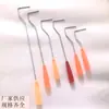 Rolo Pequeno Polegar de 4 polegadas Núcleo de Rolo Mini Pincel Rolo Fibra Química Fio de Algodão Faixa Amarela Única Faixa Amarela Azul Pincel de Lã Ferramenta de Pintura