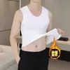 Chaleco Térmico Derong para Hombre Invierno Sin Costuras Interior Forrado de Polar Chaleco para Hombre Ajustado Resistente al Frío Camiseta Interior Ropa Interior para Hombre