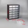 Ornamento de Mesa Gaveta-tipo Caixa de Armazenamento Peças de Parafuso Material Caixa de Ferramentas Montável na Parede Caixa de Componentes Eletrônicos Armário de Acessórios