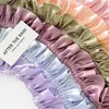 Falda de Satén Día de San Valentín Flores Ramo de Flores Arruga Forro Ondulado Arruga DIY Florista Floricultura Material Lote