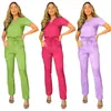 Ropa de Trabajo de Verano para Mujer de Manga Corta y Pantalón Recto Transfronteriza Ropa para Hospitales Clínicas Dentales Ropa de Enfermera Ropa para Lavar a Mano