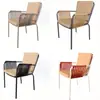 Silla de Ratán Silla de Respaldo para Ocio en el Patio Silla Tejida de Ratán para Balcón Exterior Muebles Tejidos de Ratán Grandes y Planos para Terraza de Villa