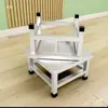 Soporte de Acero Inoxidable Olla para Sopa Base de Soporte de Carga Estante para Arroz y Harina Estante a Prueba de Humedad Estante para Verduras Estante de Almacenamiento de una Sola Capa