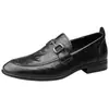 Mocasines de cuero genuino de oveja para hombre para uso formal de negocios, zapatos casuales para hombre, zapatos de novio para boda