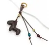 Colgante original de caballo lindo para el Año del Caballo, muñeca de cuero estilo miu en colores macarrón, dijes para bolso al por mayor