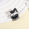 Broche de Cafetera Oscura Divertida Elemento de Calavera Pothead Insignia Accesorios Personalizados para Ropa Broche de Estilo Oscuro