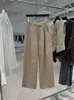 DestaqueYuran 26 Nova Coleção de Início de Outono: Conjunto de Colete de Linho Tencel Lavado à Areia com Barra Crua e Calça Air com Cintura Elástica
