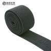 Fábrica de origem de acessórios em estoque atacado 1,5 cm-10 cm preto fita elástica de sarja dupla face fita elástica fita elástica