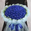 Vendas Diretas de Fábrica 99 Rosas Simuladas Buquê de Flores de Sabão Flor de Sabão 520 Dia dos Namorados Chinês Presente Atacado