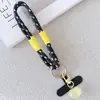 Cuerda para Teléfono Móvil de Corazón de Color Contrastante Colgante para Teléfono Móvil Anticaída Combinación de Colores Cuerda Personalizada con Cordón para Tetera con Colgante para Bolsa