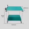 Carrito de Volteo Antiestático, Estante para Materiales, Carrito de Taller de Clasificación Multifuncional, Carrito con Ruedas de Tubo Lean, Carrito de Herramientas